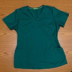Hunter Green Scrub Top – Women’s Small